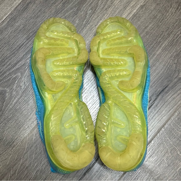 Nike Air Vapormax 2023 Flyknit Blue Citron Tint Mens Shoes DV1678-400 Size 10.5 main image 5